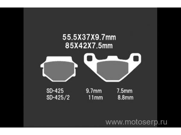 Купить  Тормозные колодки VD 425JL 00379 VESRAH дисковые JP (компл) (MRM купить с доставкой по Москве и России, цена, технические характеристики, комплектация фото  - motoserp.ru