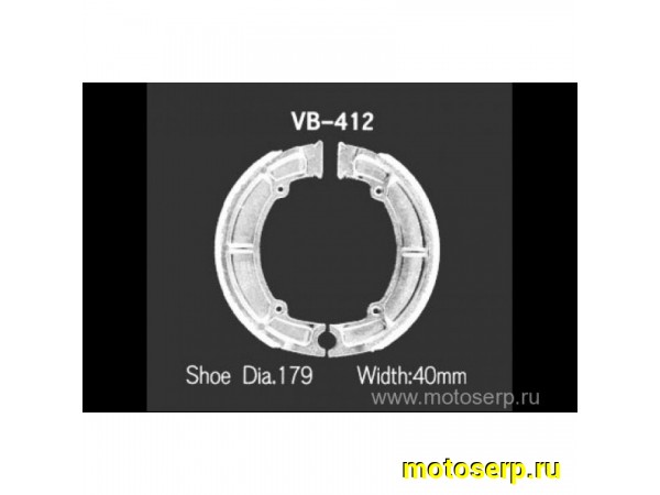 Купить  Тормозные колодки VB 412 VESRAH барабанные 00439 JP (компл) (MRM купить с доставкой по Москве и России, цена, технические характеристики, комплектация фото  - motoserp.ru