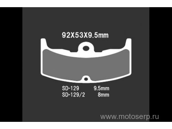 Купить  Тормозные колодки VD 129/2JL  04815 VESRAH дисковые JP (компл) (MRM купить с доставкой по Москве и России, цена, технические характеристики, комплектация фото  - motoserp.ru