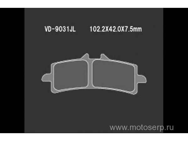 Купить  Тормозные колодки VD 9031JL 49433 VESRAH, EBC FA447HH дисковые JP (компл) (MRM купить с доставкой по Москве и России, цена, технические характеристики, комплектация фото  - motoserp.ru
