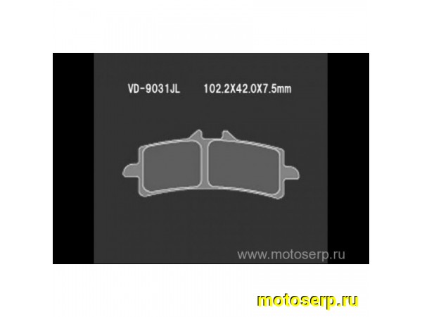 Купить  Тормозные колодки VD 9031JL 49433 VESRAH, EBC FA447HH дисковые JP (компл) (MRM купить с доставкой по Москве и России, цена, технические характеристики, комплектация фото  - motoserp.ru