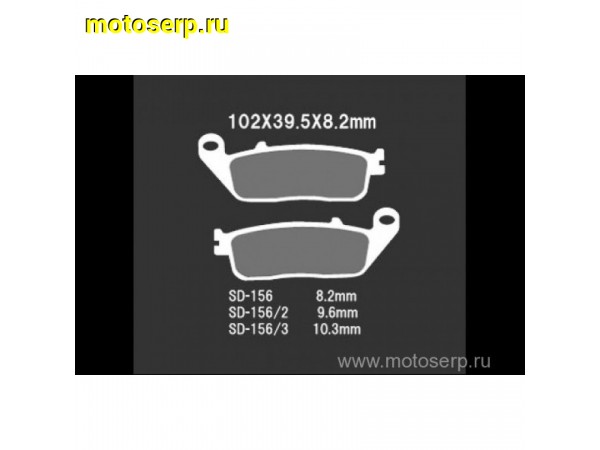 Купить  Тормозные колодки VD 156JL 00368 VESRAH дисковые JP (компл) (MRM купить с доставкой по Москве и России, цена, технические характеристики, комплектация фото  - motoserp.ru