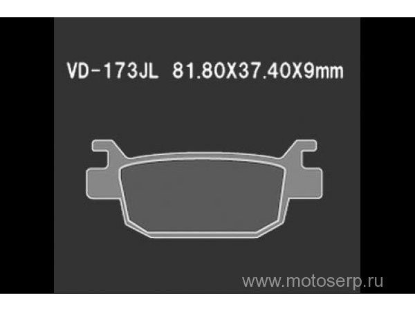 Купить  Тормозные колодки VD 173JL 70160 VESRAH дисковые JP (компл) (MRM купить с доставкой по Москве и России, цена, технические характеристики, комплектация фото  - motoserp.ru