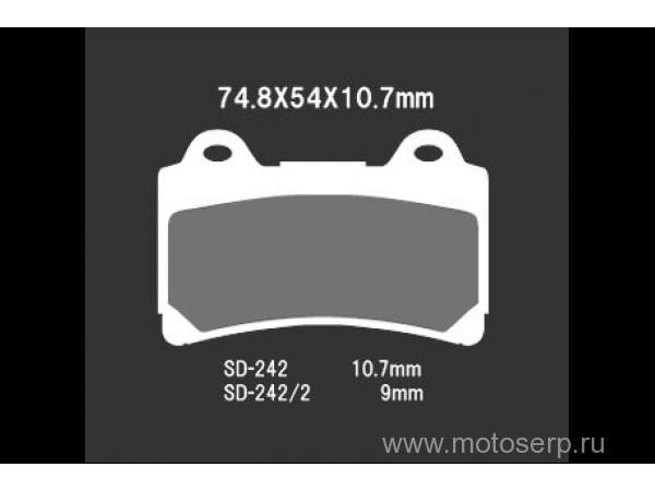 Купить  Тормозные колодки VD 242JL 00402 VESRAH, EBC FA123 дисковые JP (компл) (MRM купить с доставкой по Москве и России, цена, технические характеристики, комплектация фото  - motoserp.ru