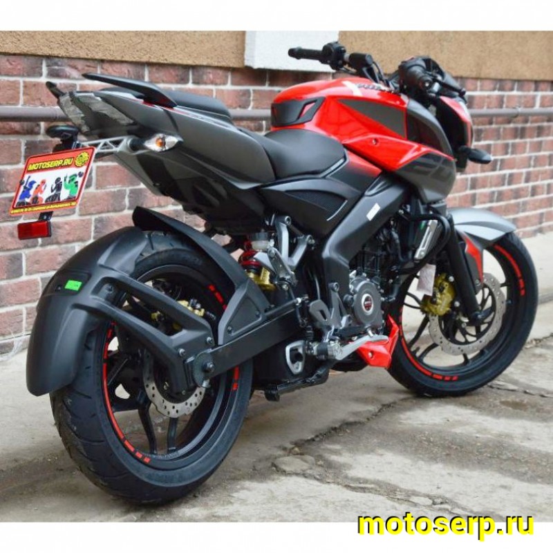 Купить  Мотоцикл BAJAJ Pulsar NS200 купить цена характеристики запчасти доставка фото  - motoserp.ru