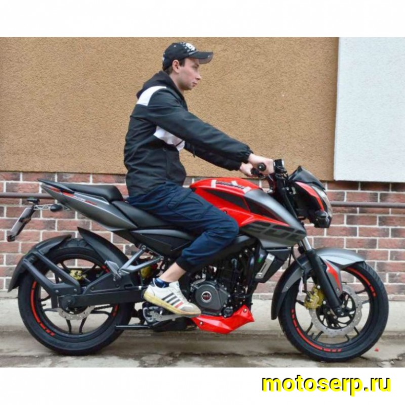 Купить  Мотоцикл BAJAJ Pulsar NS200 купить цена характеристики запчасти доставка фото  - motoserp.ru