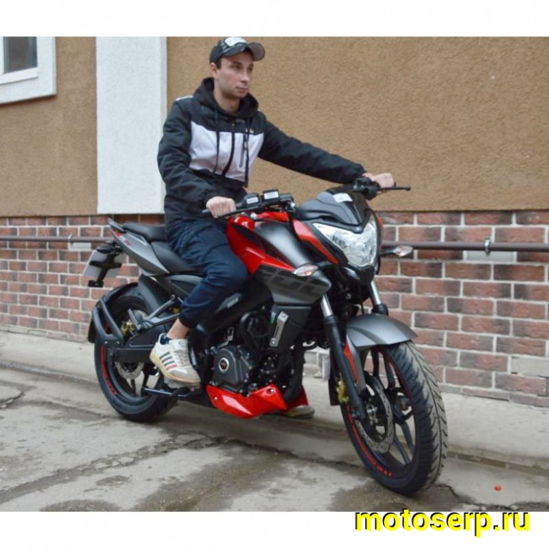 Купить  Мотоцикл BAJAJ Pulsar NS200 купить цена характеристики запчасти доставка фото  - motoserp.ru