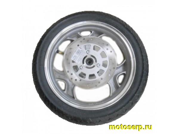 Купить  Колесо 14" переднее (диск колеса) литое 2.50-14" (диск.тормоз) с покрышкой и торм. диском Matador-50 (шт)   купить с доставкой по Москве и России, цена, технические характеристики, комплектация фото  - motoserp.ru