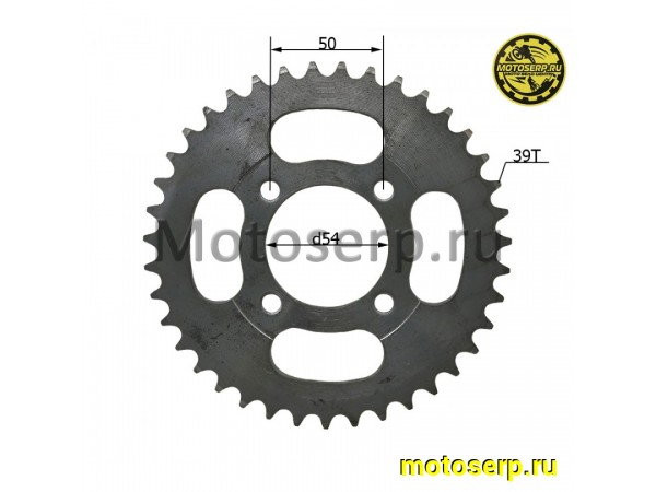 Купить  Звезда ведомая голая (венец) (420-39) (420-39T D-54mm, 4x50mm) Delta, Alpha (шт) (MT C-1412 (MM 11476 (ML 6920 (Дан (TATA 16101545 (TATA 16018674 купить с доставкой по Москве и России, цена, технические характеристики, комплектация фото  - motoserp.ru