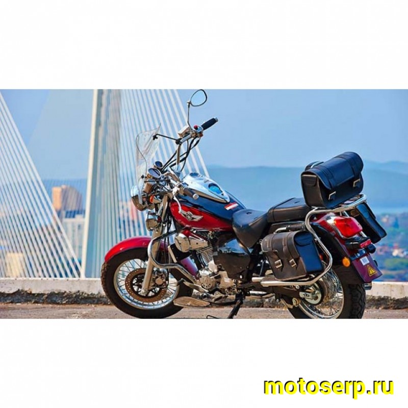 Купить  ====Мотоцикл IRBIS Garpia 250сс Чоппер (Б/У 3200км отл. сост.) 4т, 250cc, 4тактн; 5 пер, эл.стартер, диск торм. (шт) (зак) купить с доставкой по Москве и России, цена, технические характеристики, комплектация фото  - motoserp.ru