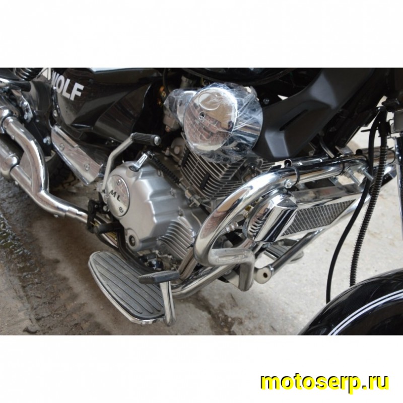Купить  ====Мотоцикл Motoland WOLF 250 4Т., возд.-масл., диск/барабан, 110/90-16"/180/90-15" (зал) (шт) (зак) (ML 13214 купить с доставкой по Москве и России, цена, технические характеристики, комплектация фото  - motoserp.ru
