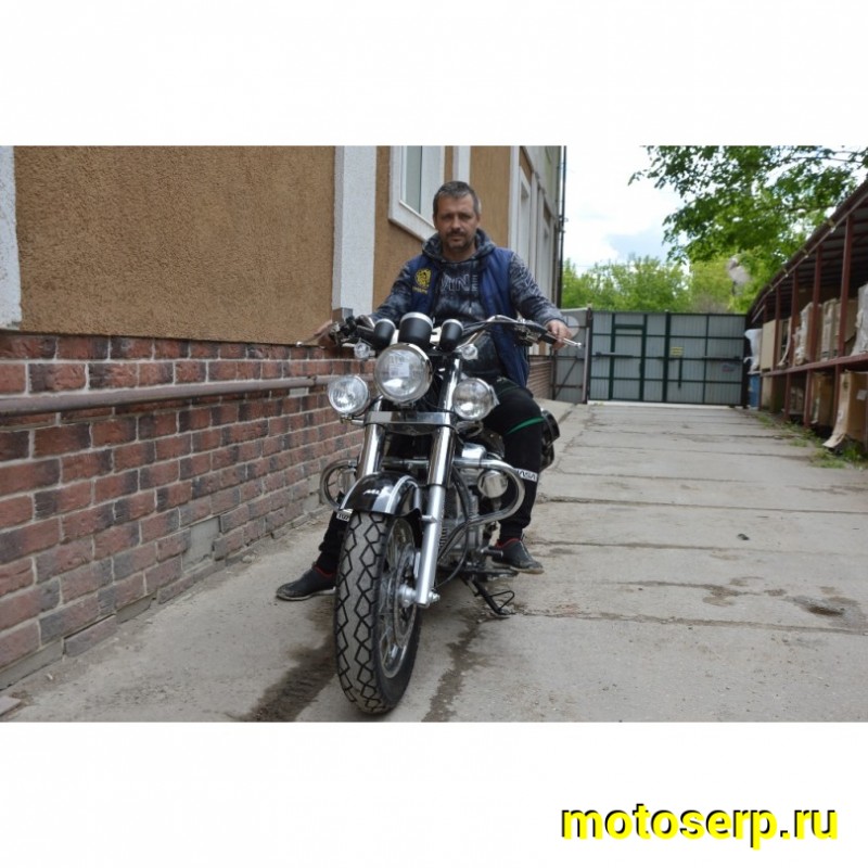 Купить  ====Мотоцикл Motoland WOLF 250 4Т., возд.-масл., диск/барабан, 110/90-16"/180/90-15" (зал) (шт) (зак) (ML 13214 купить с доставкой по Москве и России, цена, технические характеристики, комплектация фото  - motoserp.ru