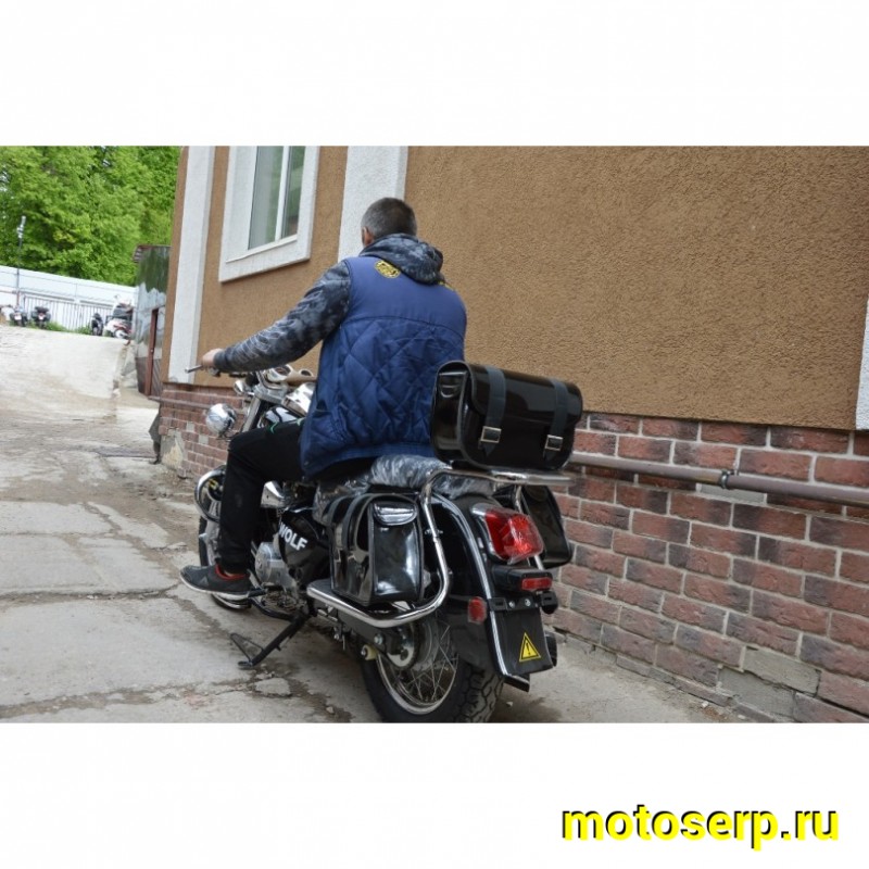 Купить  ====Мотоцикл Motoland WOLF 250 4Т., возд.-масл., диск/барабан, 110/90-16"/180/90-15" (зал) (шт) (зак) (ML 13214 купить с доставкой по Москве и России, цена, технические характеристики, комплектация фото  - motoserp.ru