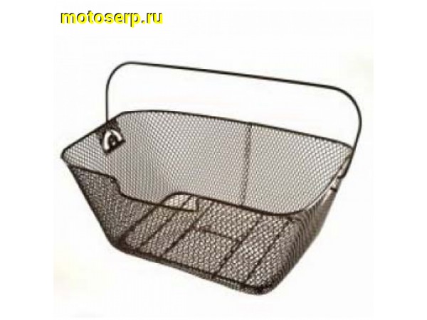 Купить  Корзина задняя с быстросъемным креплениями на БАГАЖНИК, с ручкой (400х300 мм) Вело (шт) (R4 (Дан (Бар P 06 black купить с доставкой по Москве и России, цена, технические характеристики, комплектация фото  - motoserp.ru