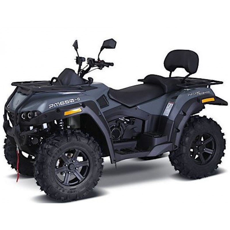 Купить  650cc Квадроцикл РМ650-2 (ЭПСМ) утилит. 4х4,650cc; механ. с вариатором; реверс,  лебед, фарк. (RM) (шт)  купить с доставкой по Москве и России, цена, технические характеристики, комплектация фото  - motoserp.ru