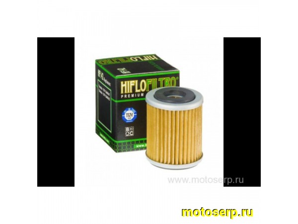 Купить  Масл. фильтр HI FLO HF142 62351 JP (шт) купить с доставкой по Москве и России, цена, технические характеристики, комплектация фото  - motoserp.ru