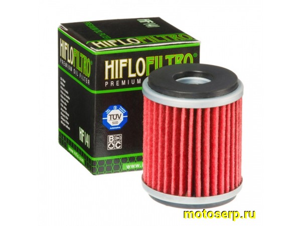 Купить  Масл. фильтр HI FLO HF141 77919 JP (шт) купить с доставкой по Москве и России, цена, технические характеристики, комплектация фото  - motoserp.ru