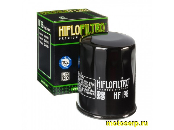 Купить  Масл. фильтр HI FLO HF198 72114 (шт) (TS купить с доставкой по Москве и России, цена, технические характеристики, комплектация фото  - motoserp.ru