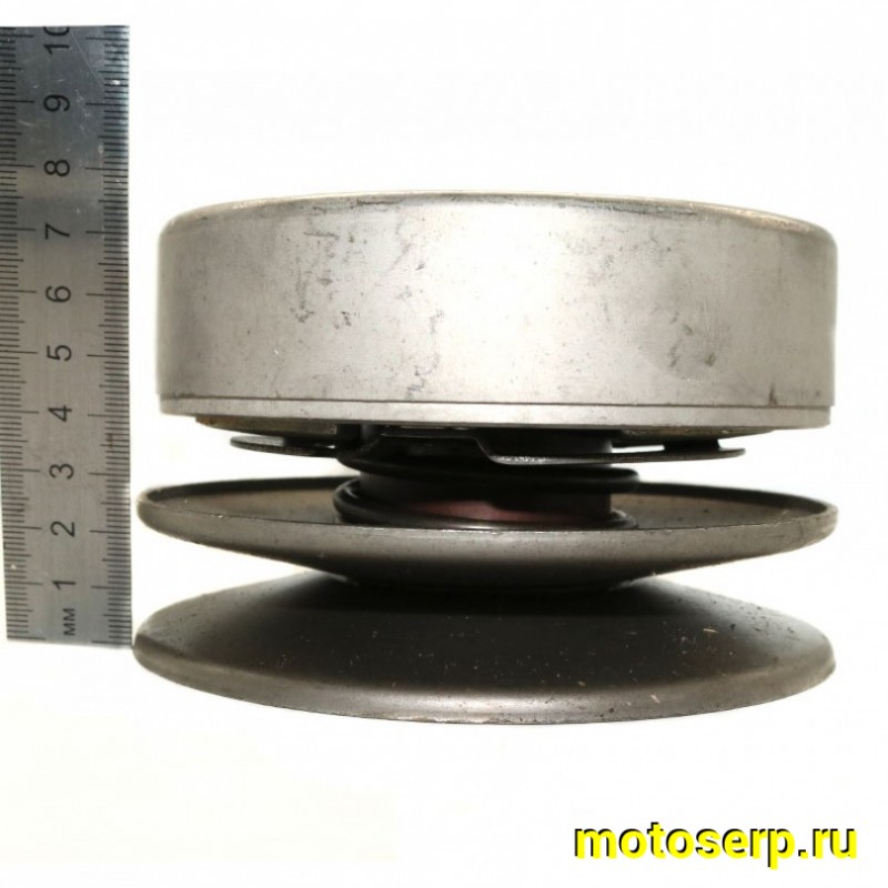 Купить  Сцепление центробежное в сб. (вариатор задний) Suzuki AD-50 SCOOTER-M (щека D-117mm, барабан d-110mm 10зуб. (шт) (MT V-40 (R1 (MT V-38 купить с доставкой по Москве и России, цена, технические характеристики, комплектация фото  - motoserp.ru