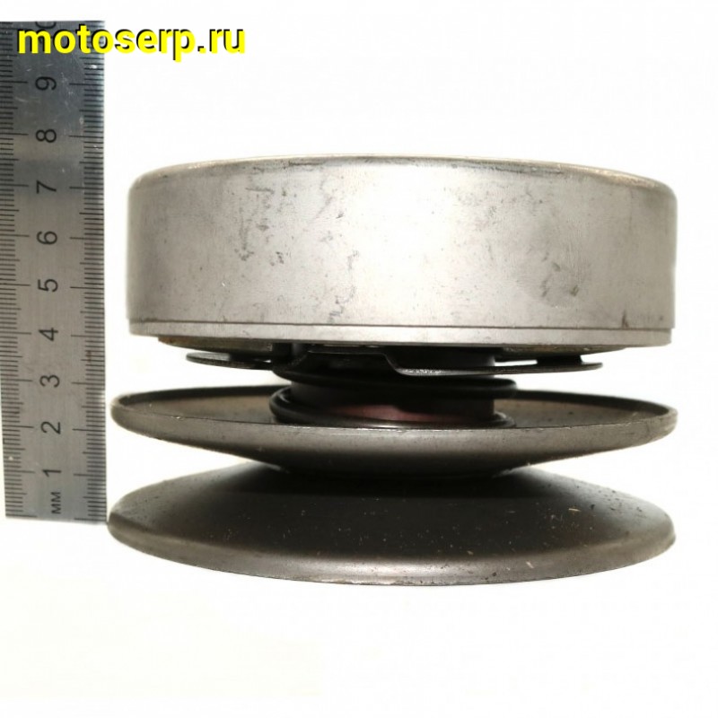 Купить  Сцепление центробежное в сб. (вариатор задний) Suzuki AD-50 SCOOTER-M (щека D-117mm, барабан d-110mm 10зуб. (шт) (MT V-40 (R1 (MT V-38 купить с доставкой по Москве и России, цена, технические характеристики, комплектация фото  - motoserp.ru