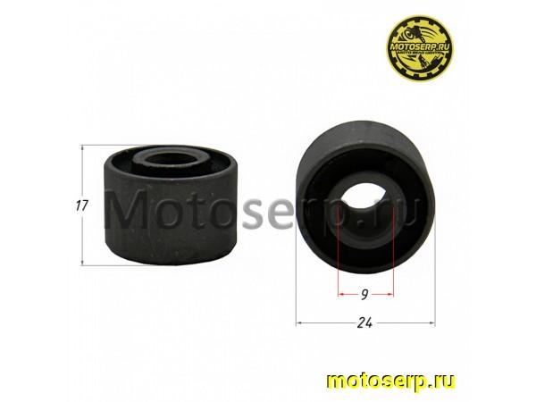 Купить  Сайлентблок (D-24mm, d-9mm, L-17mm) в демпфер заднего колеса ММ Hunter Хантер (шт) (MM 13135 (R1 (Мир 53506  купить с доставкой по Москве и России, цена, технические характеристики, комплектация фото  - motoserp.ru