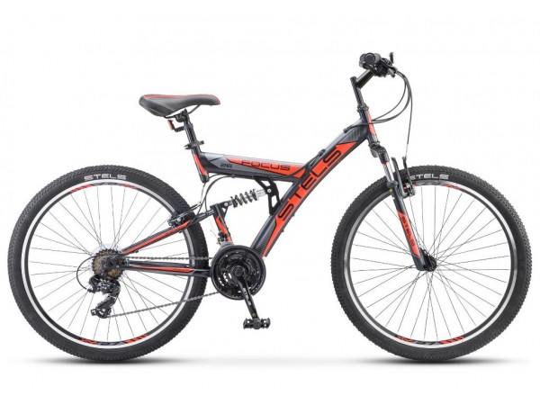 Купить  ====26" STELS FOCUS V (Стелс Фокус) 26"; (18ск); рама-сталь; тормоз-V-Brake; двухподвес (шт) (0 купить с доставкой по Москве и России, цена, технические характеристики, комплектация фото  - motoserp.ru