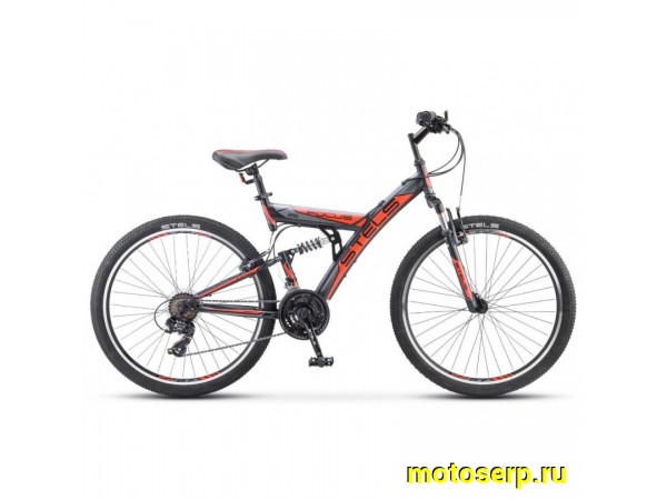 Купить  ====26" STELS FOCUS V (Стелс Фокус) 26"; (18ск); рама-сталь; тормоз-V-Brake; двухподвес (шт) (0 купить с доставкой по Москве и России, цена, технические характеристики, комплектация фото  - motoserp.ru
