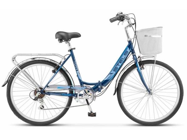 Купить  ====26" STELS PILOT-850 (Стелс Навигатор-850) 26"; 6ск; рама-сталь; тормоз-V-Brake; вилка стальная-жесткая (шт) (0 купить с доставкой по Москве и России, цена, технические характеристики, комплектация фото  - motoserp.ru