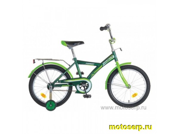 Купить  18" NOVATRACK FOREST (Новатрек Форест) 18"; 1ск; рама-сталь; тормоз-ножной (шт) (0 купить с доставкой по Москве и России, цена, технические характеристики, комплектация фото  - motoserp.ru