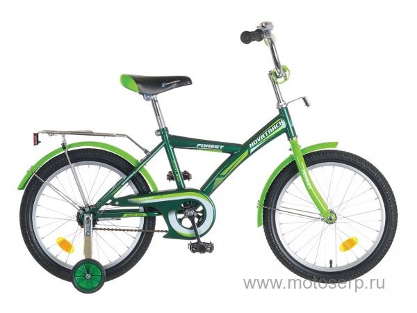 Купить  18" NOVATRACK FOREST (Новатрек Форест) 18"; 1ск; рама-сталь; тормоз-ножной (шт) (0 купить с доставкой по Москве и России, цена, технические характеристики, комплектация фото  - motoserp.ru