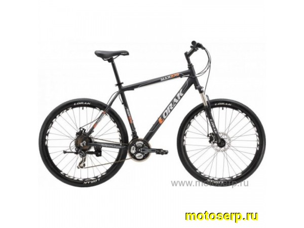 Купить  ====27.5" LORAK MAX (Лорак Макс) 27,5"; 21ск; рама-алюминий; тормоз-Disk (шт) купить с доставкой по Москве и России, цена, технические характеристики, комплектация фото  - motoserp.ru