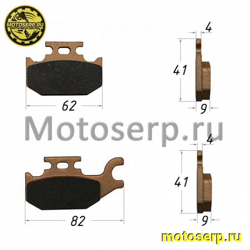 Купить  Колодки тормозные передние ATV SUZUKI: SFL  King Quad 400/450/700/750 правые (пар) (M95 (Regul LC-F102 купить с доставкой по Москве и России, цена, технические характеристики, комплектация фото  - motoserp.ru