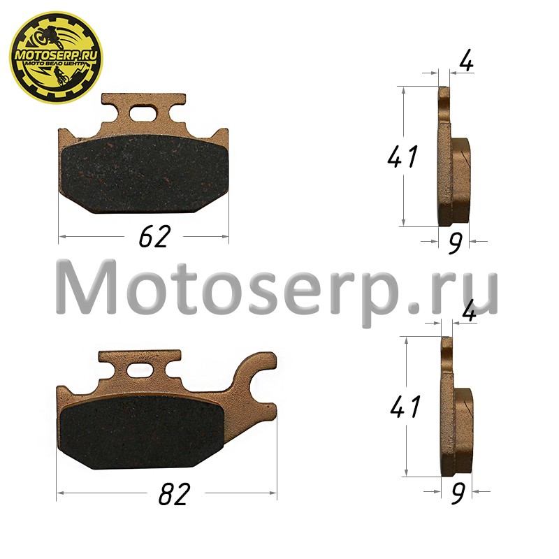 Купить  Колодки тормозные передние ATV SUZUKI: SFL  King Quad 400/450/700/750 правые (пар) (M95 (Regul LC-F102 купить с доставкой по Москве и России, цена, технические характеристики, комплектация фото  - motoserp.ru