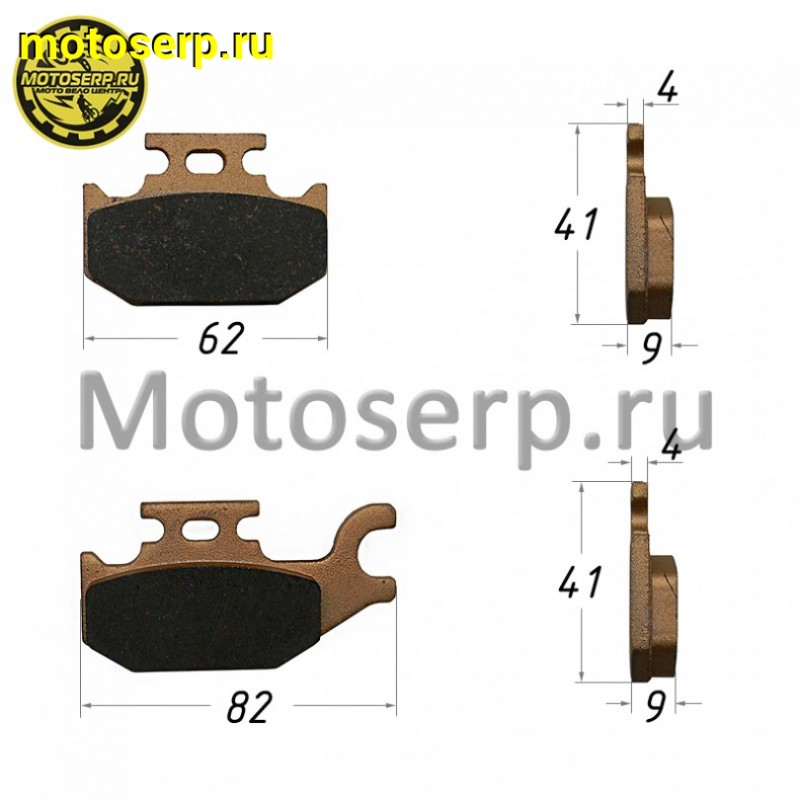 Купить  Колодки тормозные передние ATV SUZUKI: SFL  King Quad 400/450/700/750 правые (пар) (M95 (Regul LC-F102 купить с доставкой по Москве и России, цена, технические характеристики, комплектация фото  - motoserp.ru