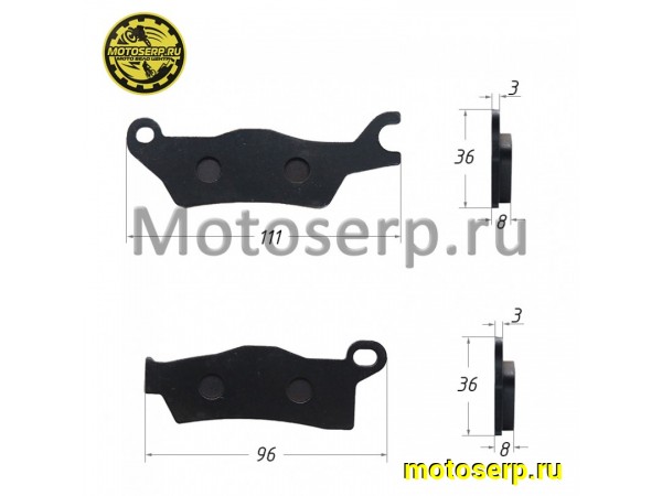 Купить  Колодки тормозные передние ATV G2 FR+R  BRP (правые) XMBP-617  (пар) (M95 (MP (MM 28512  купить с доставкой по Москве и России, цена, технические характеристики, комплектация фото  - motoserp.ru