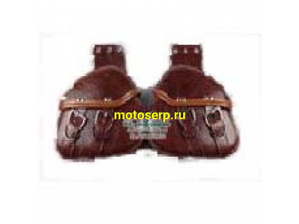 Купить  Кофры-сумки кожаные сидельные 2 сумки (боковые), стиль "Чоппер" КОРИЧНЕВЫЕ (комп)  (MM 94782 купить с доставкой по Москве и России, цена, технические характеристики, комплектация фото  - motoserp.ru