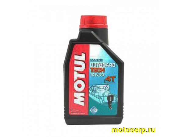 Купить  ====Масло MOTUL OUTBOARD TECH SAE 10W40 4-х такт. для лодоч. двиг. 1л (шт)   (0 купить с доставкой по Москве и России, цена, технические характеристики, комплектация фото  - motoserp.ru