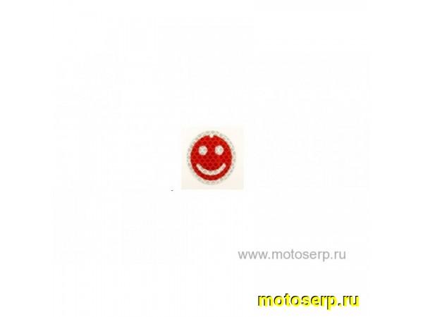 Купить  Светоотражатель, Значок световозвращающий "Смайл дразнящийся", оранжевый,  &Oslash; 55мм, COVA&trade; Вело (шт) купить с доставкой по Москве и России, цена, технические характеристики, комплектация фото  - motoserp.ru