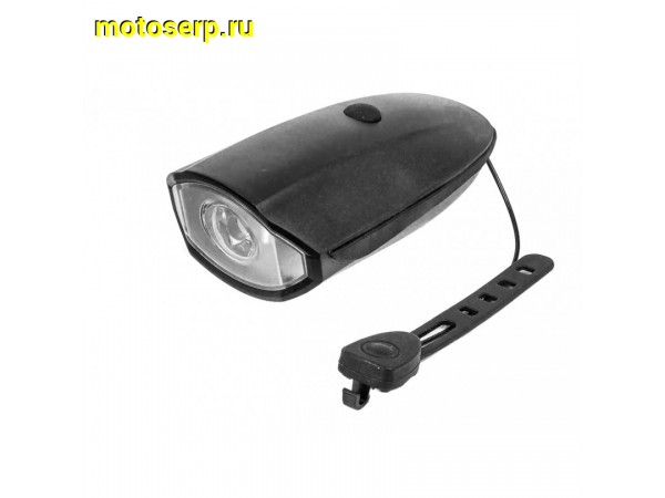 Купить  Фара передн 5111 (с сигналом)  (супер-яркий + аккумулятор + USB зарядка) Вело (шт) (Дан   купить с доставкой по Москве и России, цена, технические характеристики, комплектация фото  - motoserp.ru