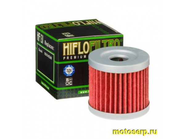 Купить  Масл. фильтр HI FLO HF131 (шт) (TS   купить с доставкой по Москве и России, цена, технические характеристики, комплектация фото  - motoserp.ru