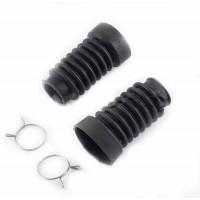 motoserp.ru - Гофры (чехлы) резиновые передней вилки скутер GY6 50cc "KOMATCU" D45, d27, L88mm (пара) (MT A-837 (MM 21940 - МотоВелоЦентр г.Серпухов