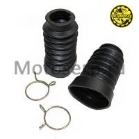 motoserp.ru - Гофры (чехлы) резиновые передней вилки скутер GY6 50cc "KOMATCU" D45, d27, L88mm (пара) (MT A-837 (MM 21940 - МотоВелоЦентр г.Серпухов