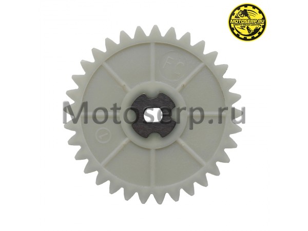 Купить  Звезда (шестерня) привода маслонасоса пластик 139QMB (GY6 50-80cc) (шт) (R1 купить с доставкой по Москве и России, цена, технические характеристики, комплектация фото  - motoserp.ru