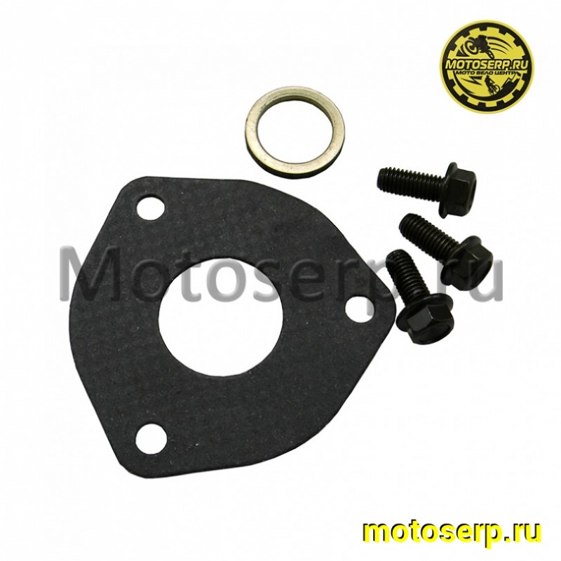 Купить  Прокладка глушителя 139QMB (GY6 50) (2 прокладки, 3 болта) (шт) (0 купить с доставкой по Москве и России, цена, технические характеристики, комплектация фото  - motoserp.ru