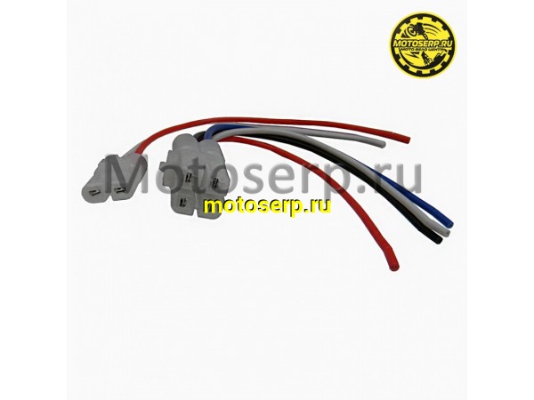 Купить  Разъем коммутатора 139QMB/157QMJ (GY6 50-150) (4+2 контакта, мама, +провода) "KOMATCU" (шт) (MT K-3550 (ANKON 009527 купить с доставкой по Москве и России, цена, технические характеристики, комплектация фото  - motoserp.ru
