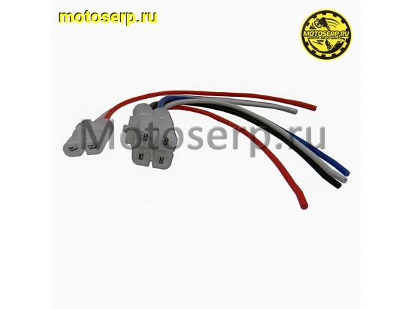 Купить  Разъем коммутатора 139QMB/157QMJ (GY6 50-150) (4+2 контакта, мама, +провода) "KOMATCU" (шт) (MT K-3550 (ANKON 009527 купить с доставкой по Москве и России, цена, технические характеристики, комплектация фото  - motoserp.ru