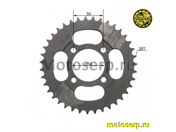 Купить  Звезда ведомая голая (венец) (428-39) (428-39T D-54mm, 4x50mm) Delta (шт) (MT C-2919 (Дан купить с доставкой по Москве и России, цена, технические характеристики, комплектация фото  - motoserp.ru