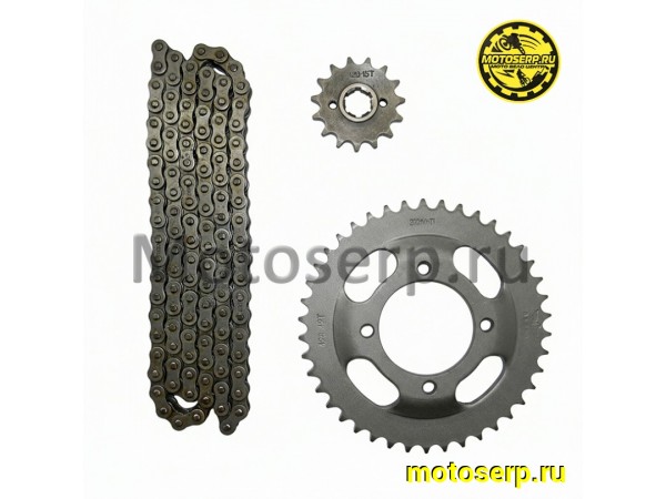 Купить  Звезды трансмиссии (428-15T D-20mm) (428-41T D-64mm, 4x58mm) цепь 112зв. (комп) (MT Z-692 купить с доставкой по Москве и России, цена, технические характеристики, комплектация фото  - motoserp.ru