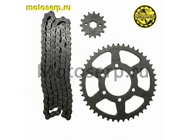 Купить  Звезды трансмиссии (428-15T D-20mm) (428-46T D-65mm, 6x43mm) цепь 112зв. (комп) (MT C-1435 купить с доставкой по Москве и России, цена, технические характеристики, комплектация фото  - motoserp.ru