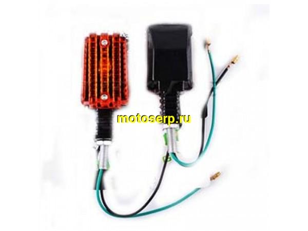 Купить  ====Поворотник диодный "MONSTER ENERGY" прямоугольные (черные, желтое стекло) (пар) (0 купить с доставкой по Москве и России, цена, технические характеристики, комплектация фото  - motoserp.ru